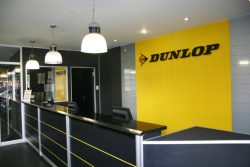 Partitions And Aluminium Doors In Dunlops Reception Area