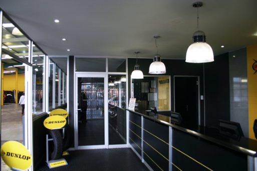 Aluminium Door Installation In The Dunlop Pietermaritzburg Reception Area
