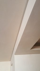 Flush Plaster Ceiling Installation using Plaster Trim