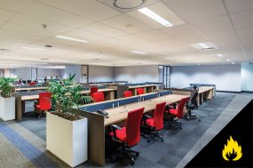 Fire Resistant Ceilings In An Office