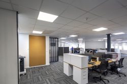 Acoustic Ceilings At Bidvest Panalpina Logistics For Open Plan Spaces Using AMF Star