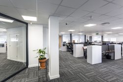 Acoustic Ceilings At Bidvest Panalpina Logistics For Open Plan Spaces Using AMF Star